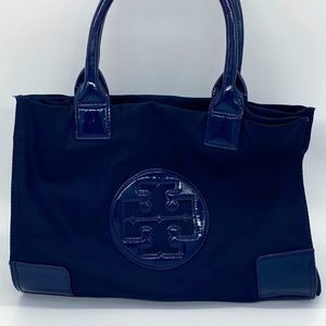 Tory Burch Ella Mini Tote Classic Tote Handbag - Blue